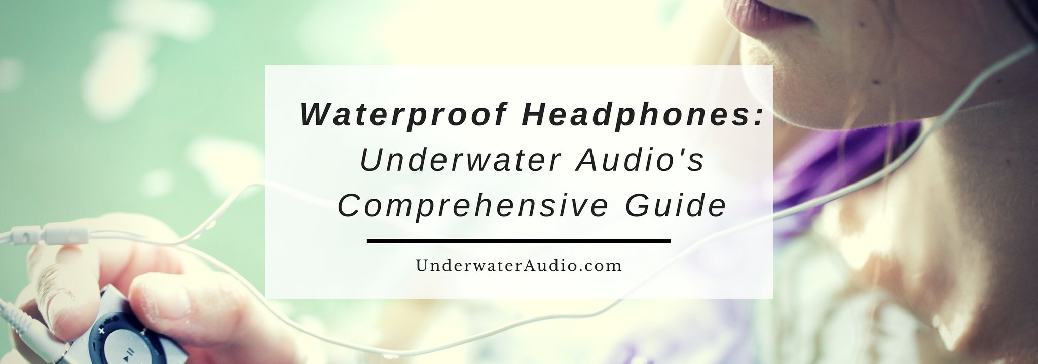 Underwater audio best sale hydroactive waterproof headphones